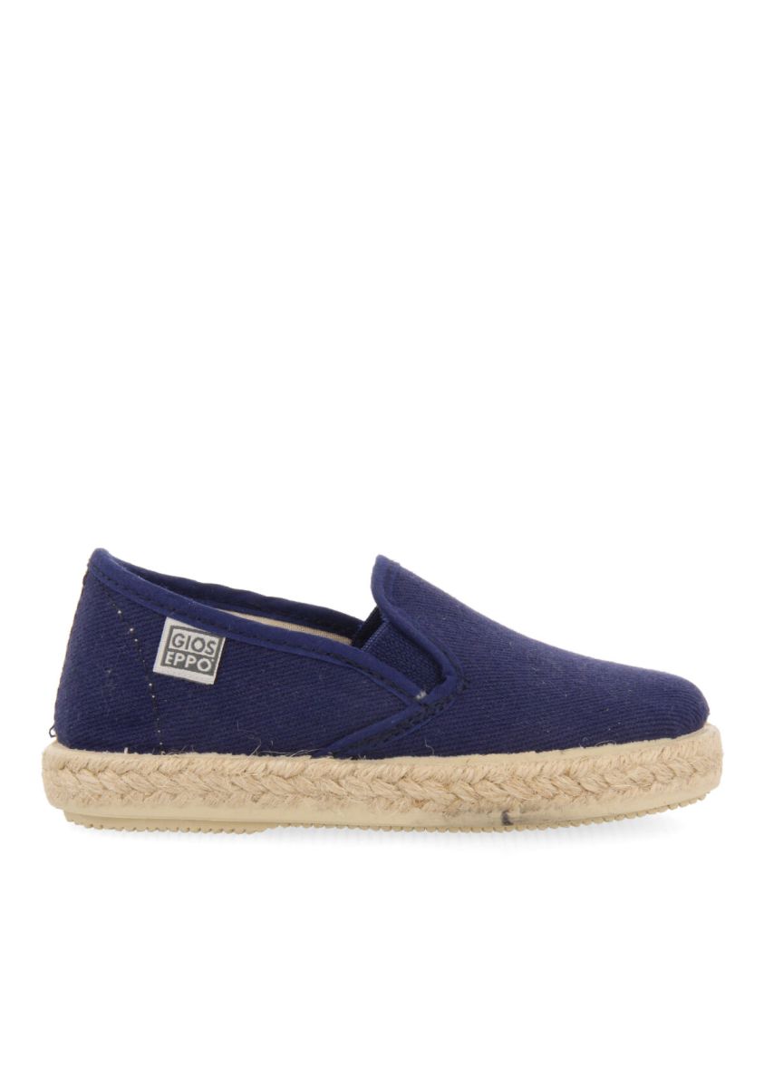 ESPADRILLES AZUL MARINO CON ELÃSTICOS PARA BEBÃ NEOSHO - MARINO