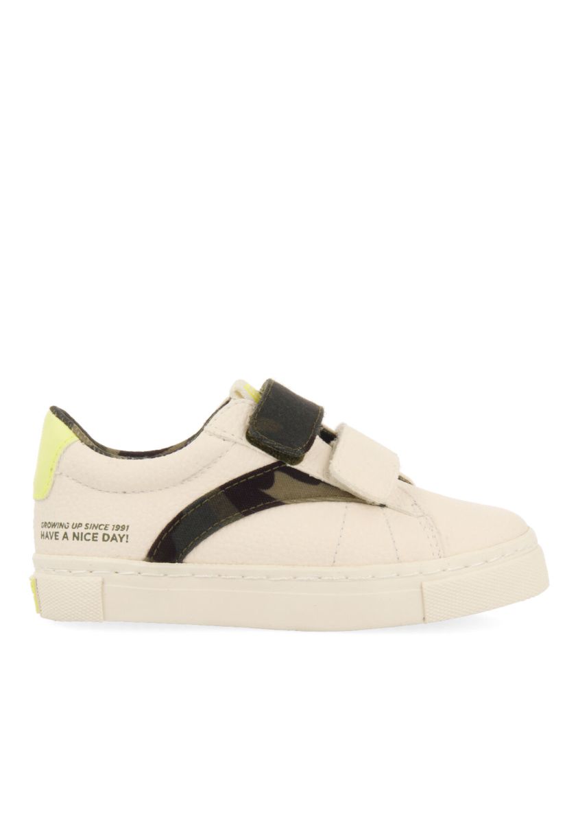 Sneakers blancas con cierre ajustable para niÃ±a y niÃ±o faggen - BLANCO