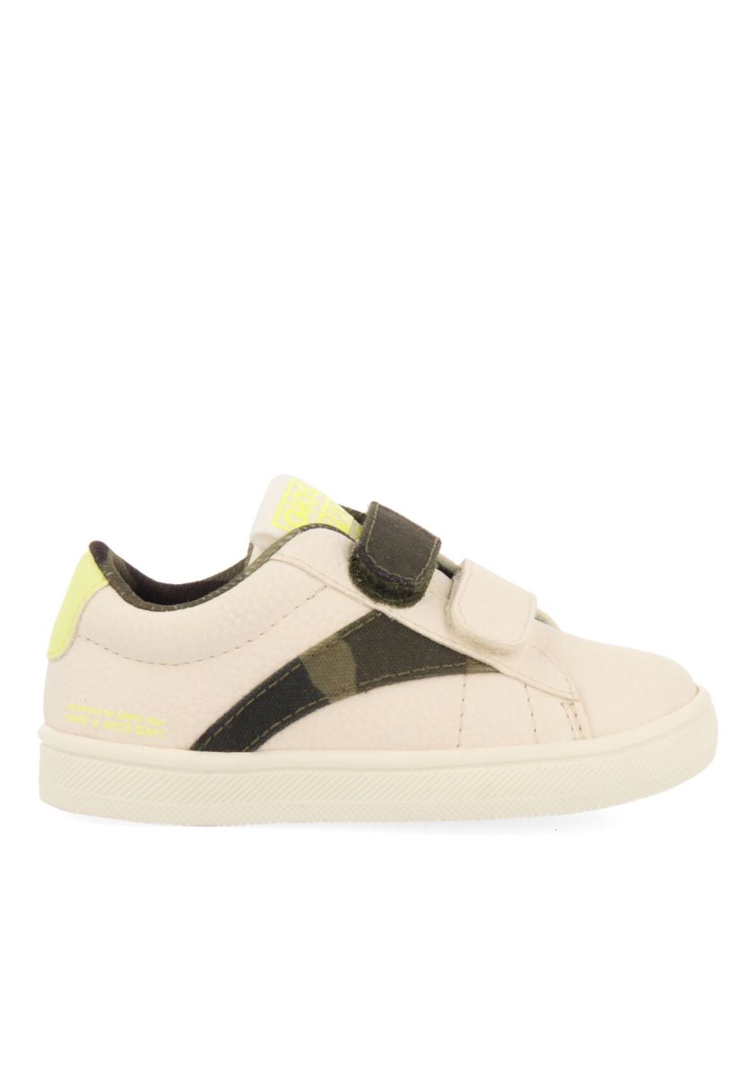 Sneakers blancas con cierre ajustable para bebÃ© klam - BLANCO