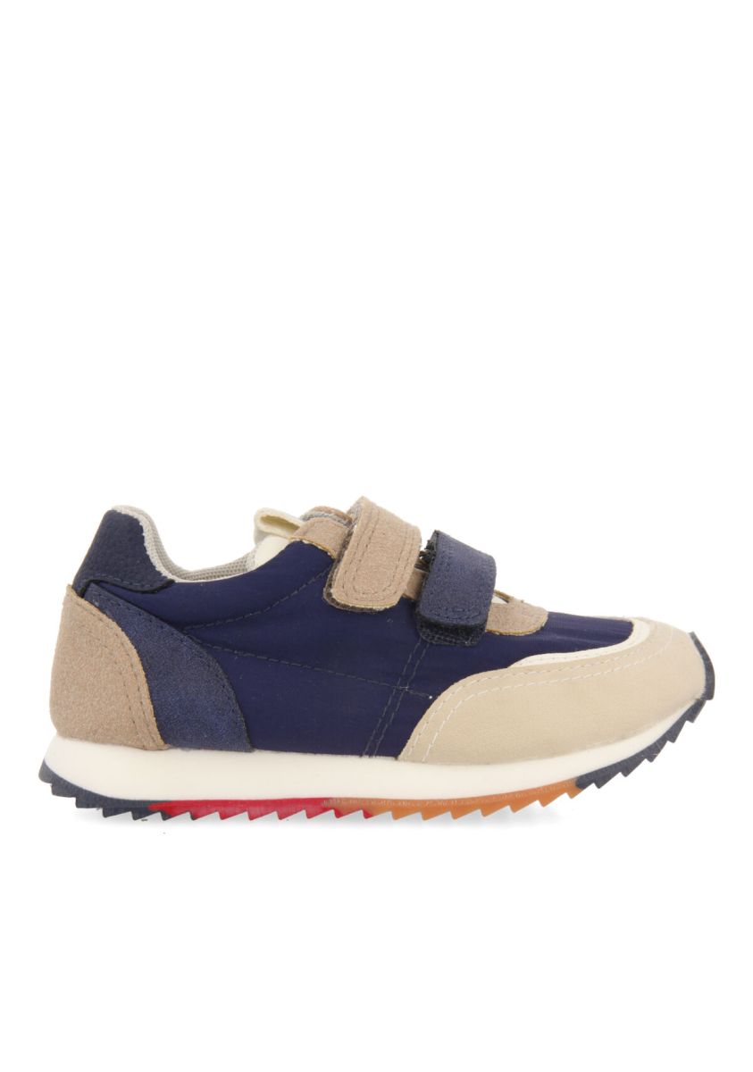 Sneakers azul marino con cierre ajustable para niÃ±a y niÃ±o quinte - MARINO