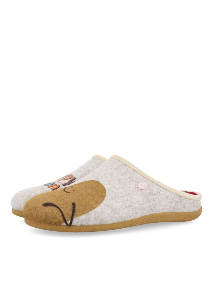 Zapatillas de estar por casa hot potatoes delvin - GRIS