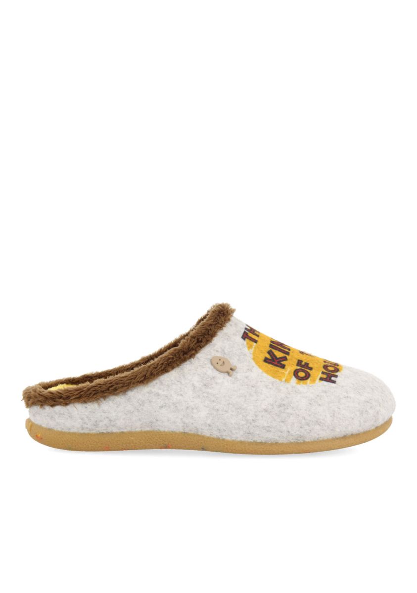 Zapatillas infantiles de estar por casa  hot potatoes clogh - GRIS
