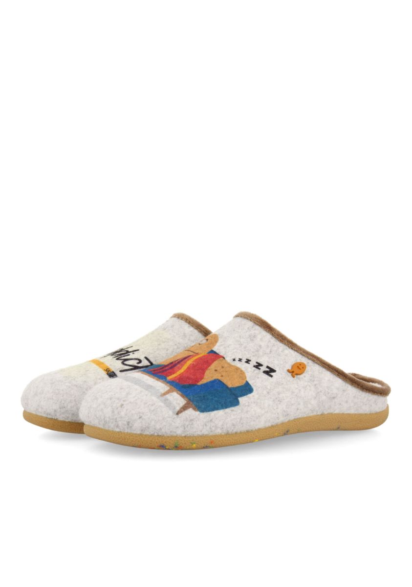 Zapatillas de estar por casa hot potatoes novigrad - GRIS