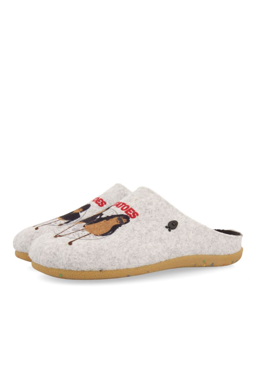 Zapatillas de estar por casa hot potatoes lastovo - GRIS