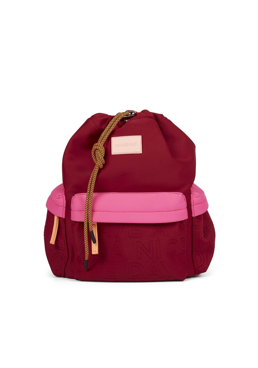 Mochila de neopreno color burdeos para mujer dogana - BURDEOS