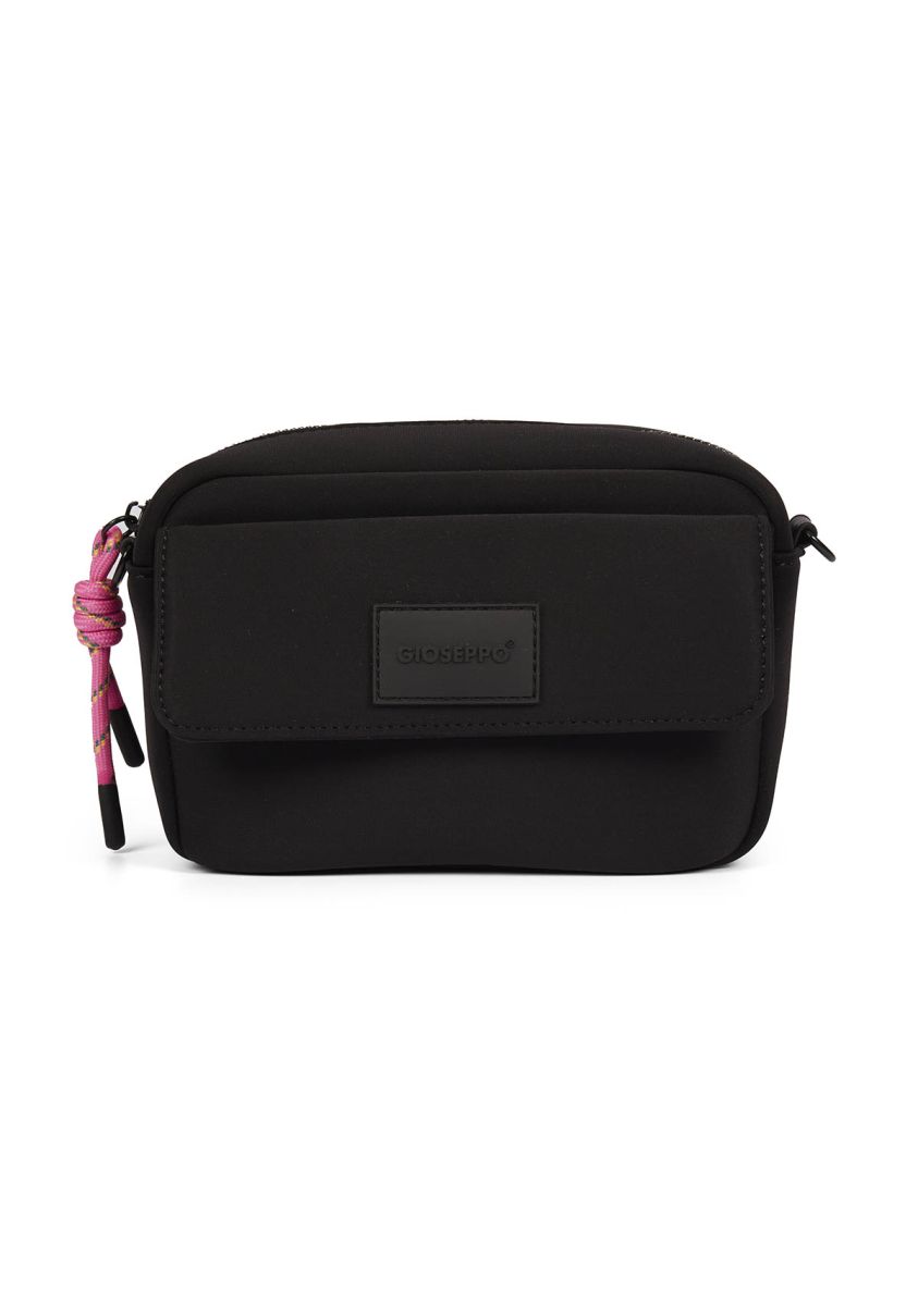 Bolso bandolera de color negro de neopreno para mujer ipira - NEGRO