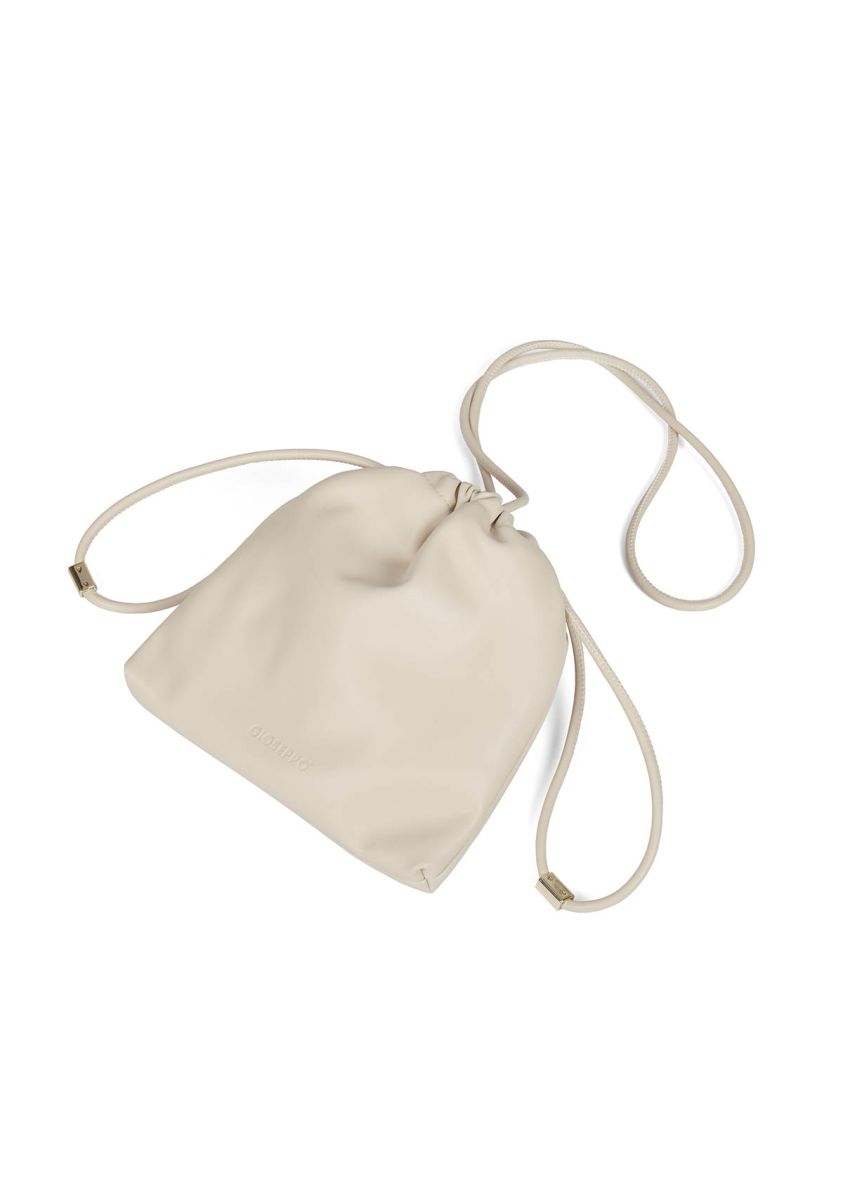 Mini bolso bandolera color off-white para mujer leyrat - OFF-WHITE