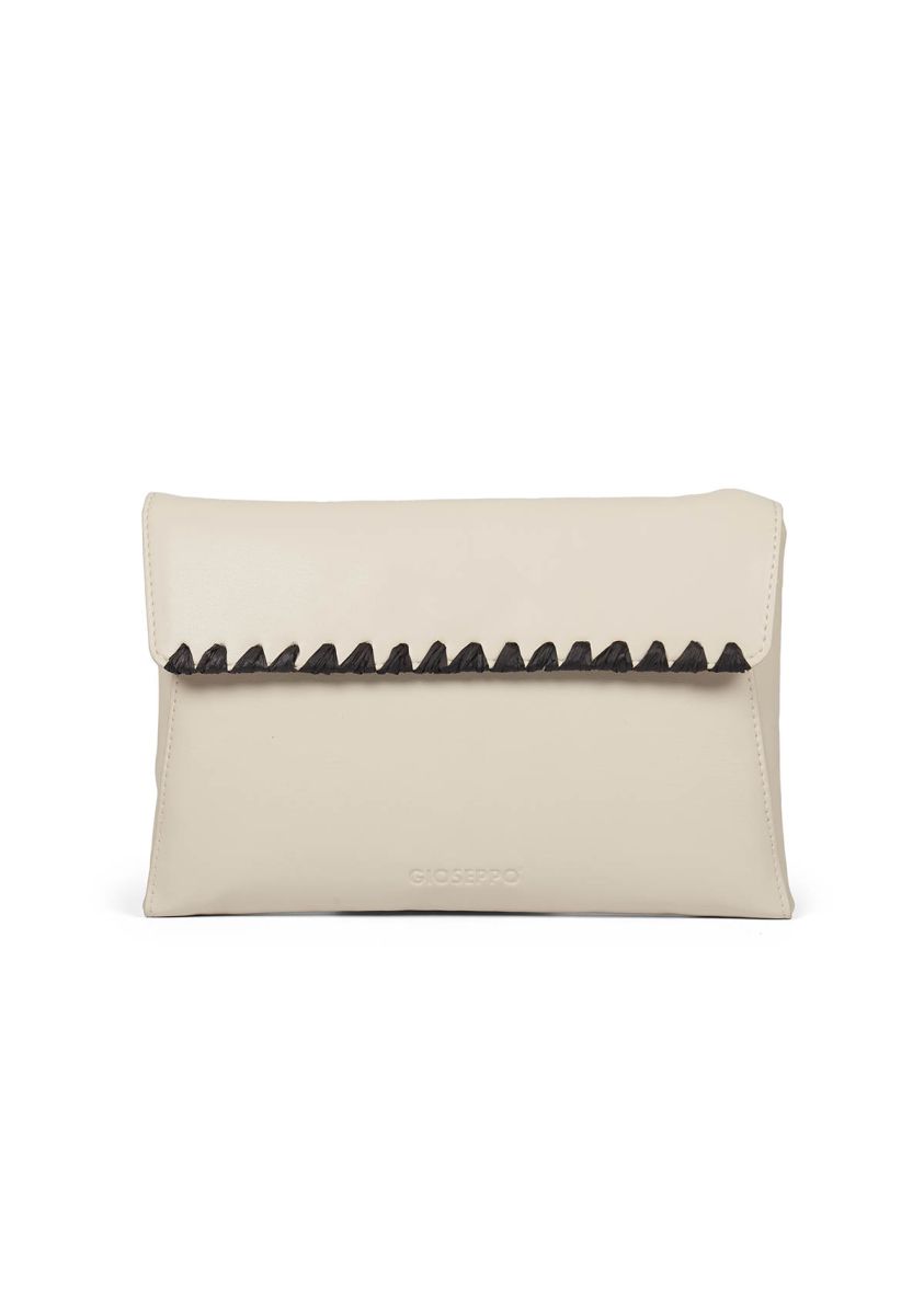 Bolso tipo cartera off-white para mujer nanuque - OFF-WHITE