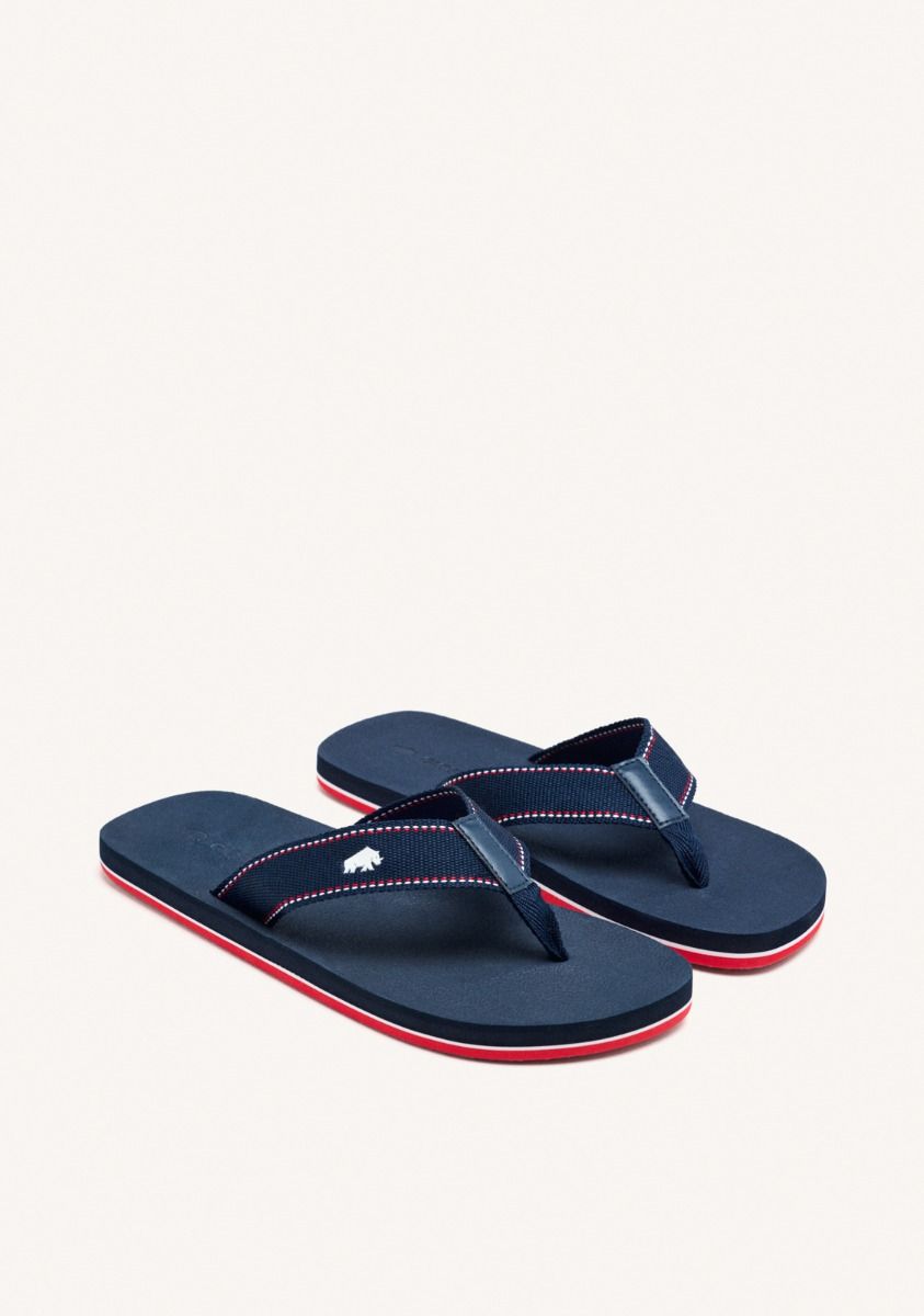 Chanclas azul marino para hombre borgne - MARINO