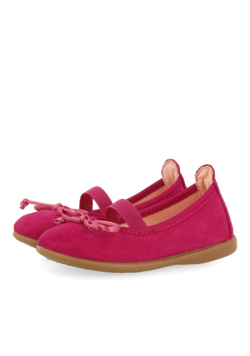 Bailarina de piel fucsia para niÃ±a aouze - FUXIA
