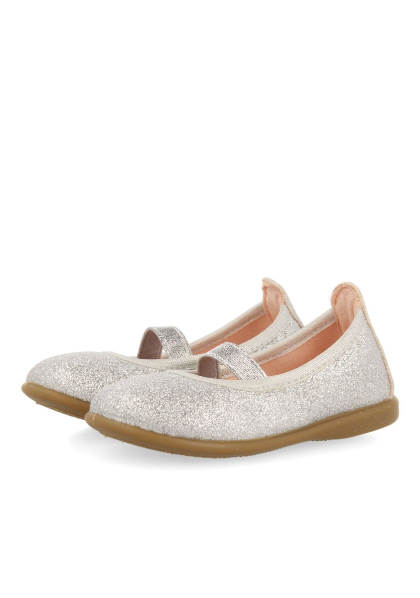 Bailarina de glitter plata para niña villette - PLATA