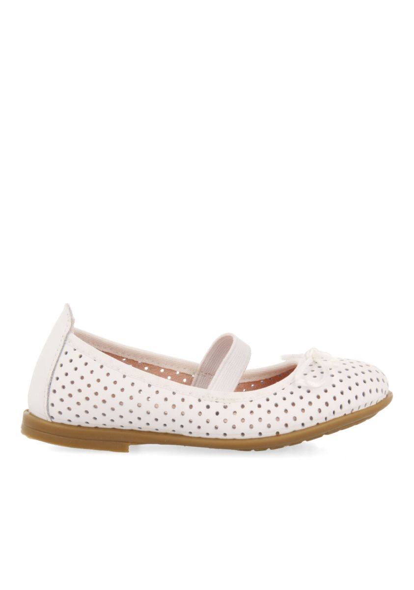 Bailarina de piel blanca para niÃ±a brannay - BLANCO