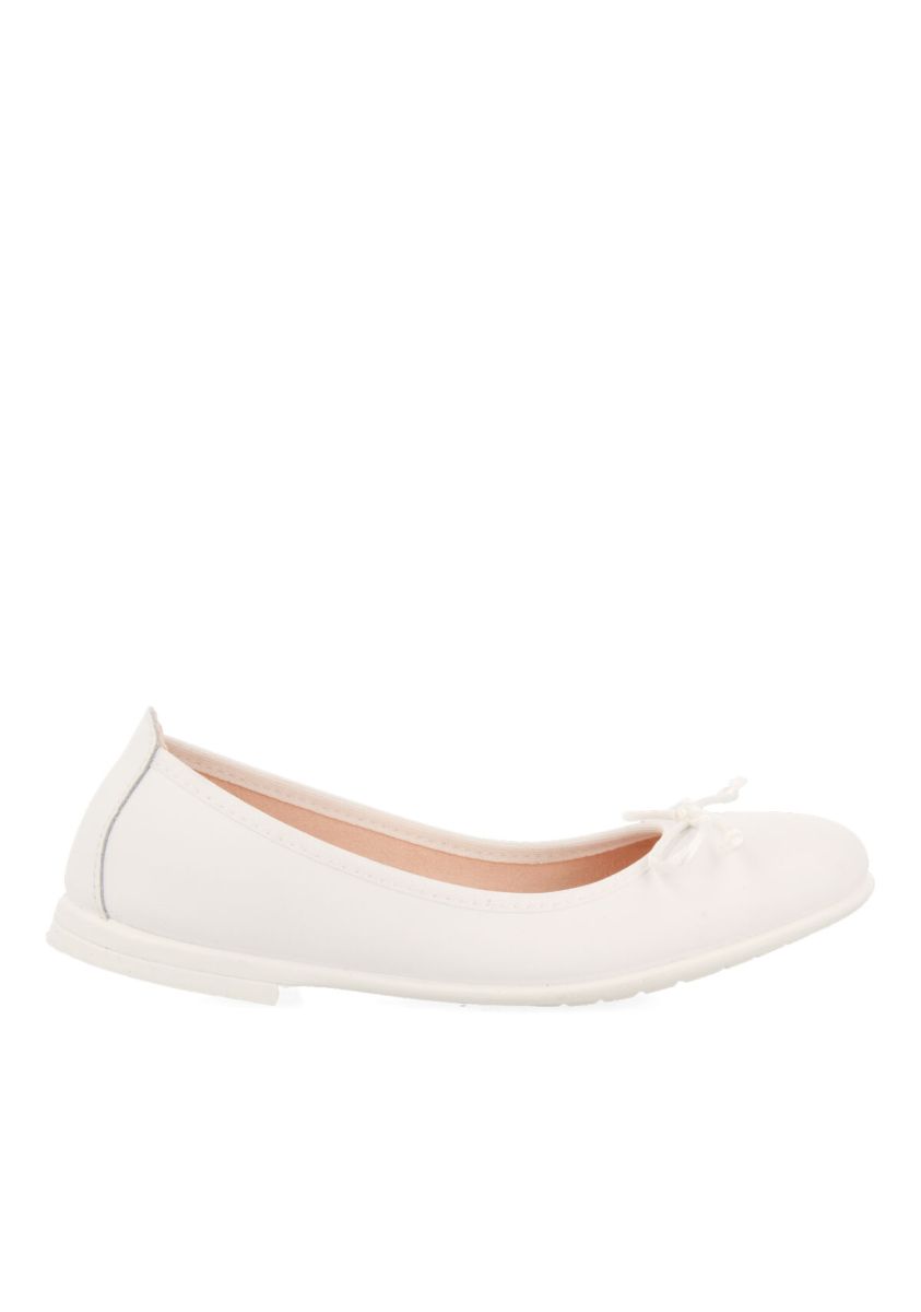 Bailarinas de piel color blanco para niÃ±a aracas - BLANCO