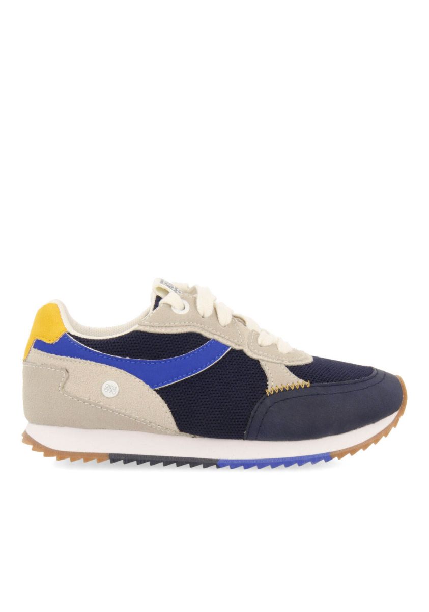 Sneakers azul marino de aspecto retro para niÃ±o ganthier - MARINO