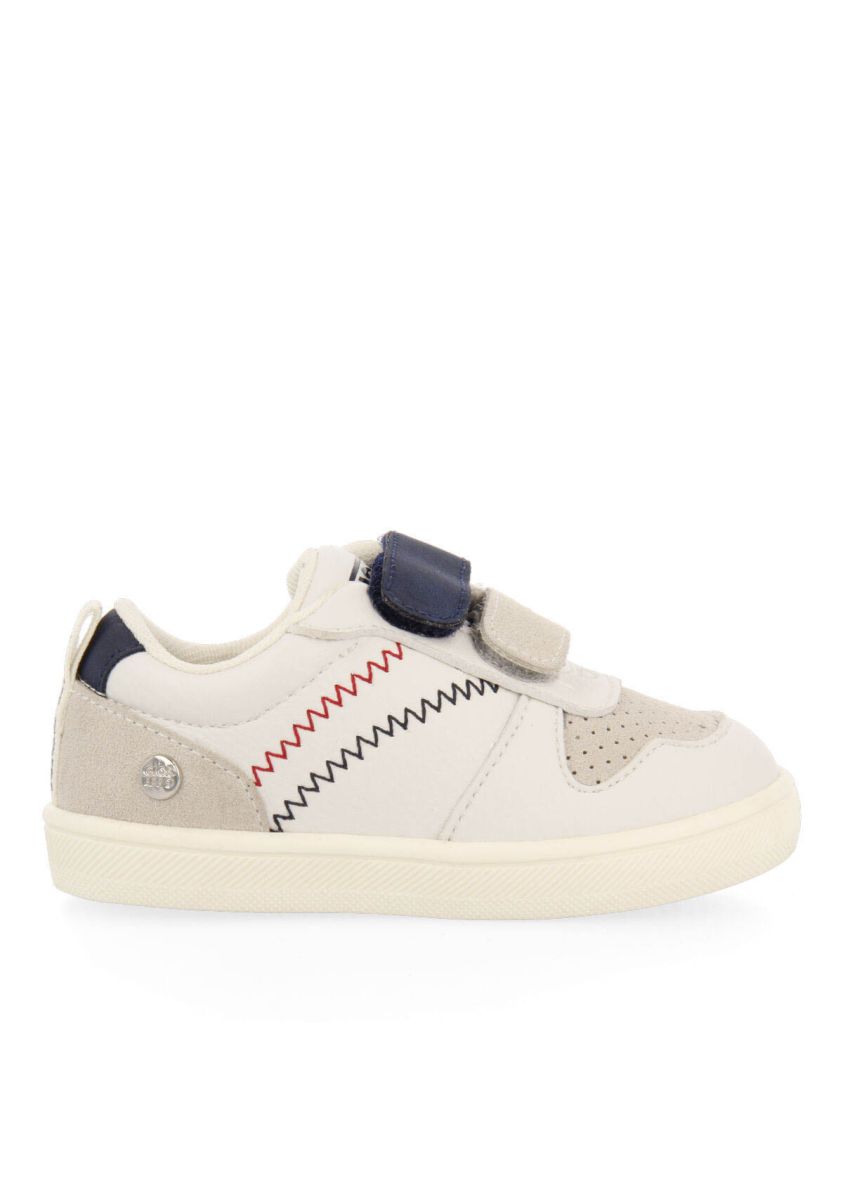 Sneakers azul marino con cierres ajustables para bebÃ© campoi - BLANCO