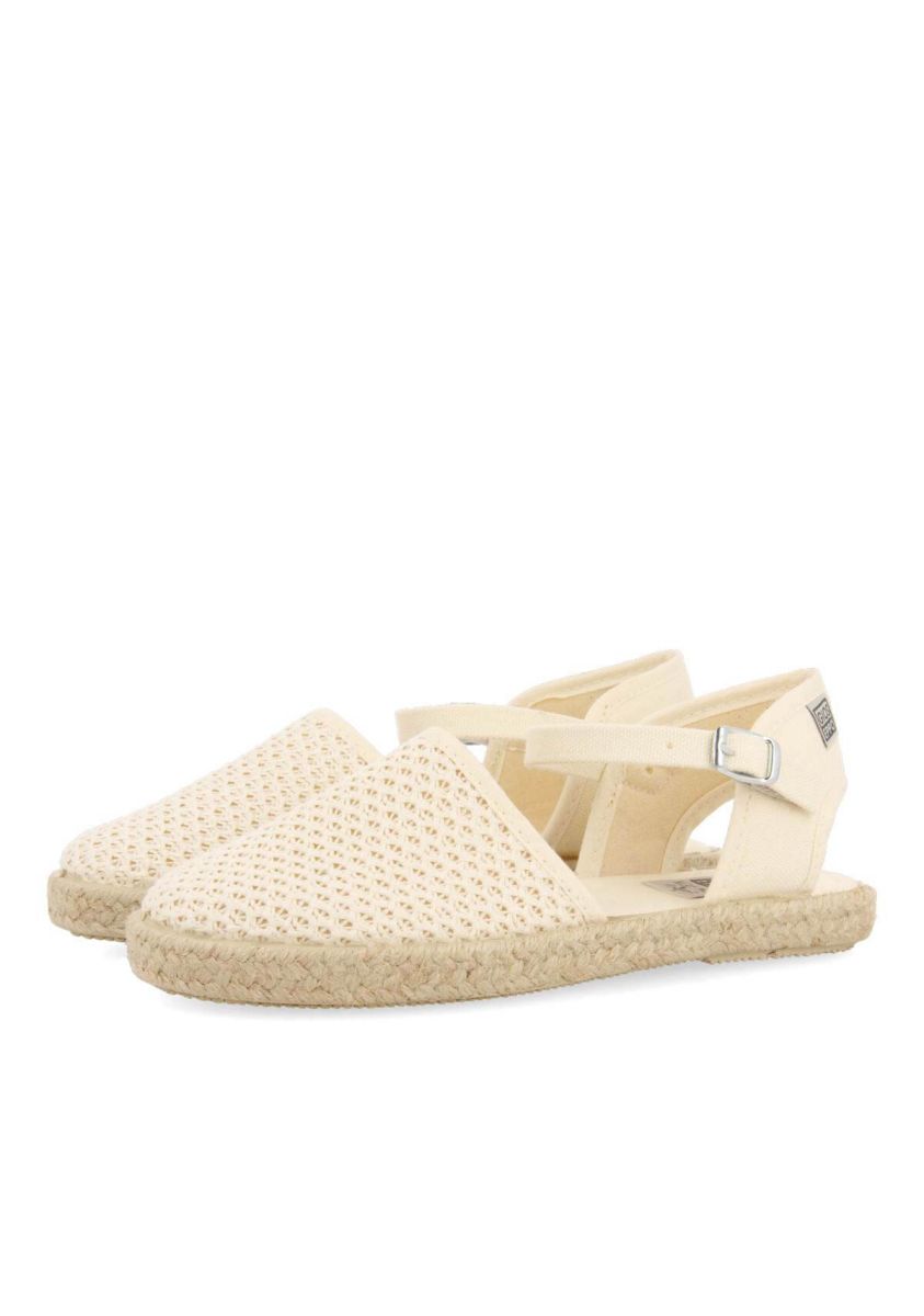 Alpargatas beige de rejilla para niña berizal - BEIG