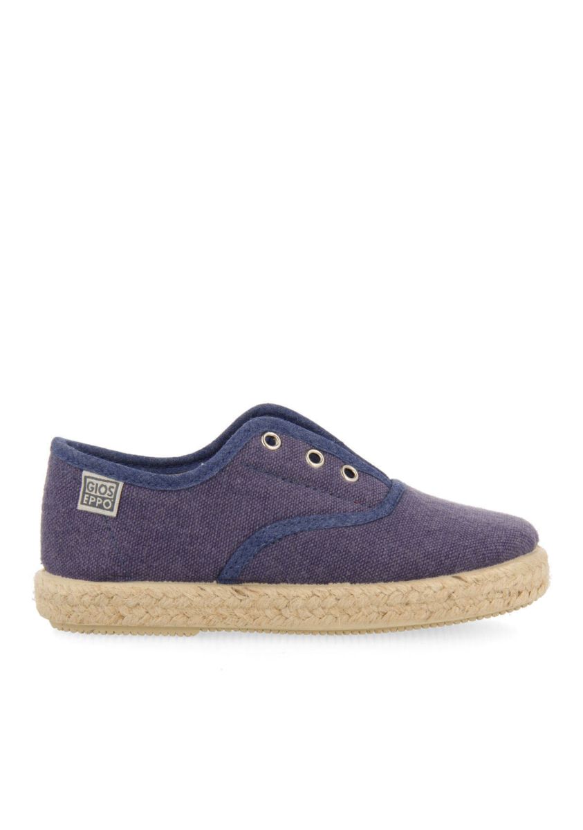 Espadrilles azul marino tipo oxford para niÃ±o farges - MARINO