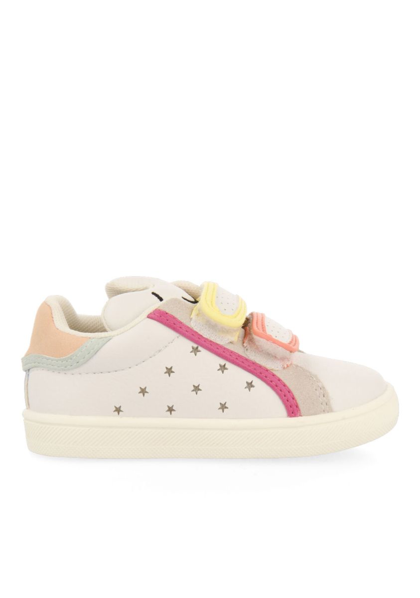 Sneakers blancas con detalles de colores para bebÃ© ancash - BLANCO