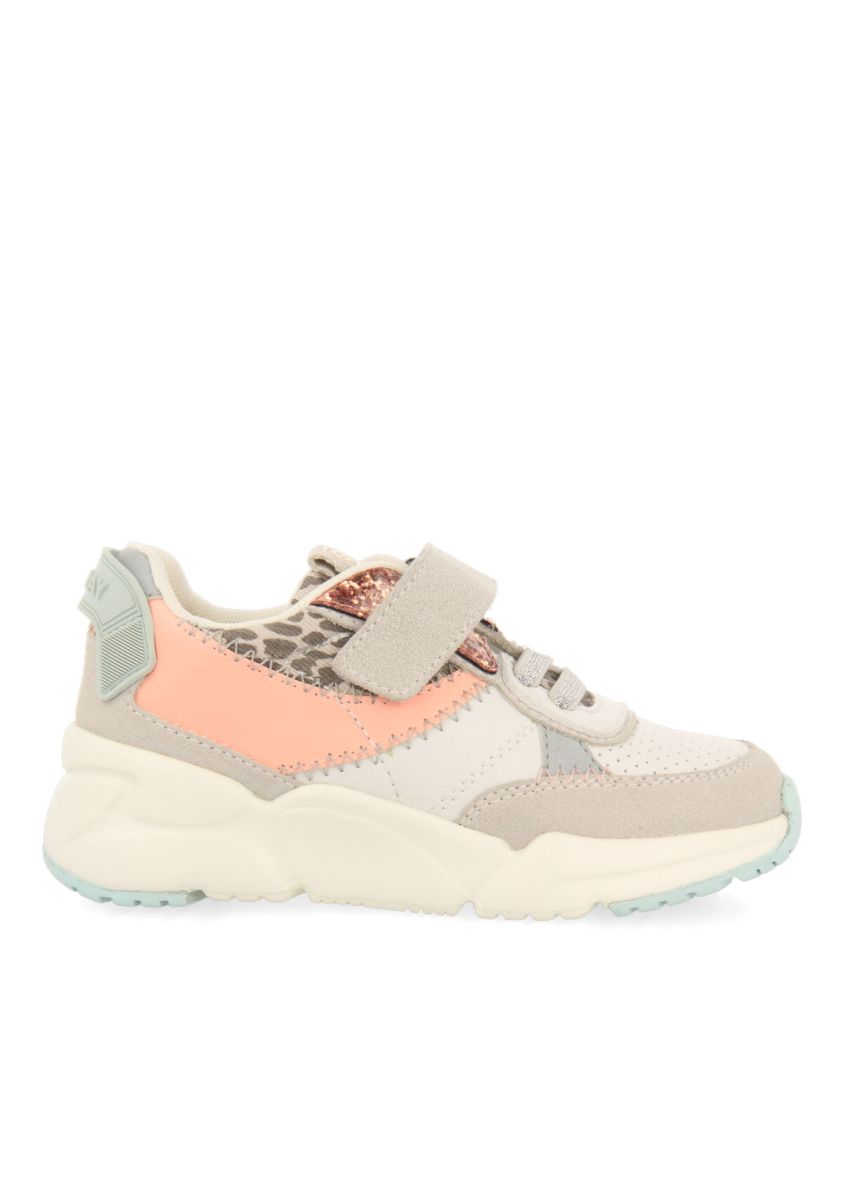 Sneakers blancas con suela tipo retro para niÃ±a edeia - BLANCO