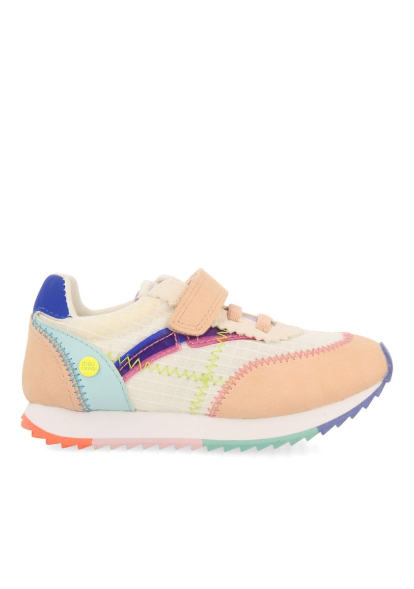Sneakers rosas con correa ajustable para niÃ±a betim - ROSA
