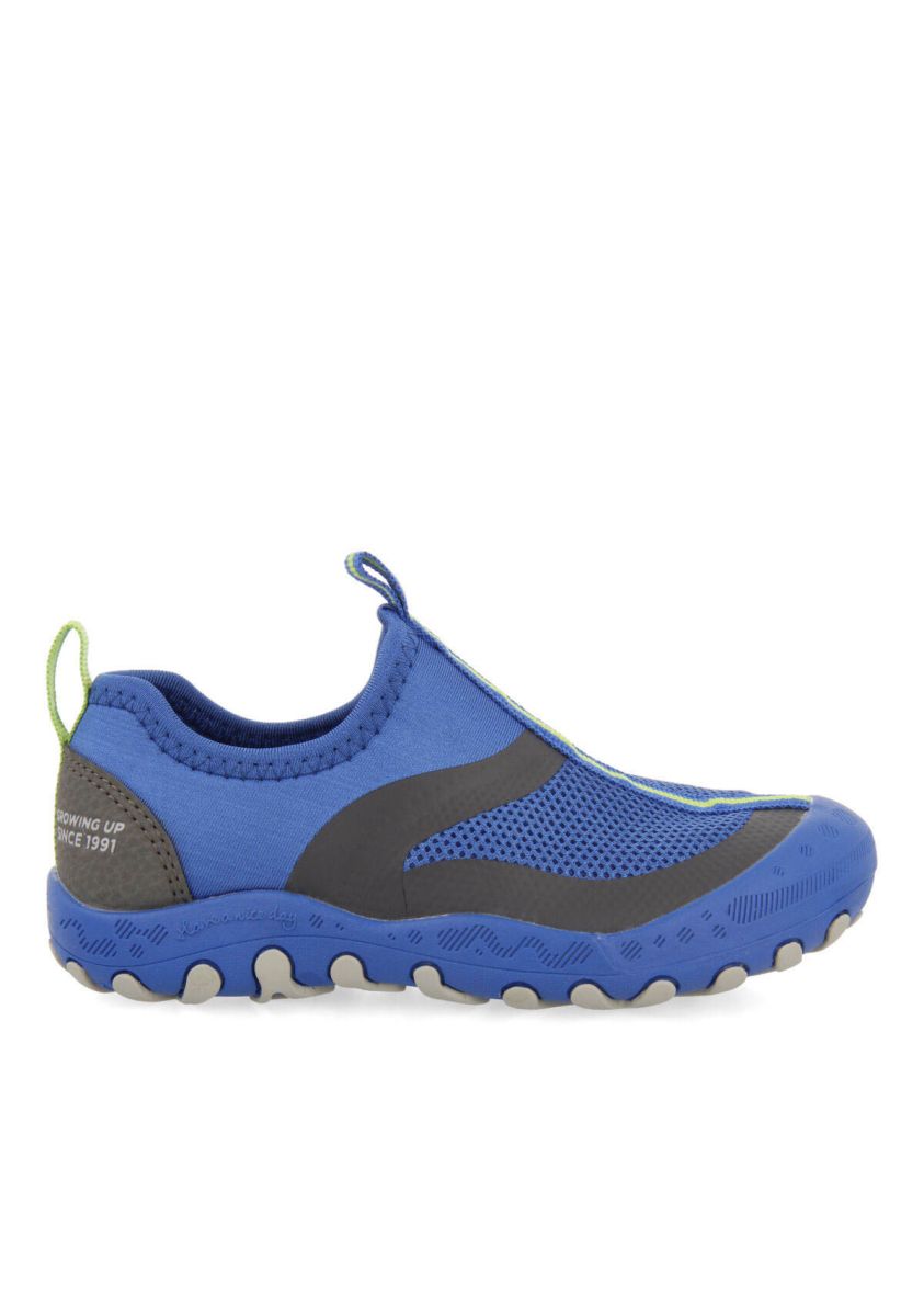 Sandalias deportivas azules tipo californiana para niÃ±o sapezal - AZUL