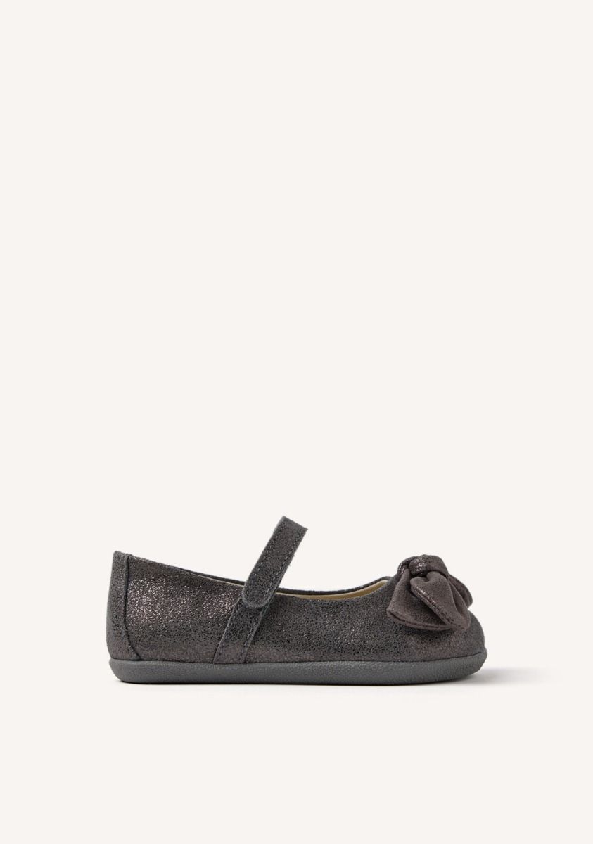 GIOSEPPO BAREFOOT - BAILARINAS PIEL SERRAJE INKSTER - GRIS