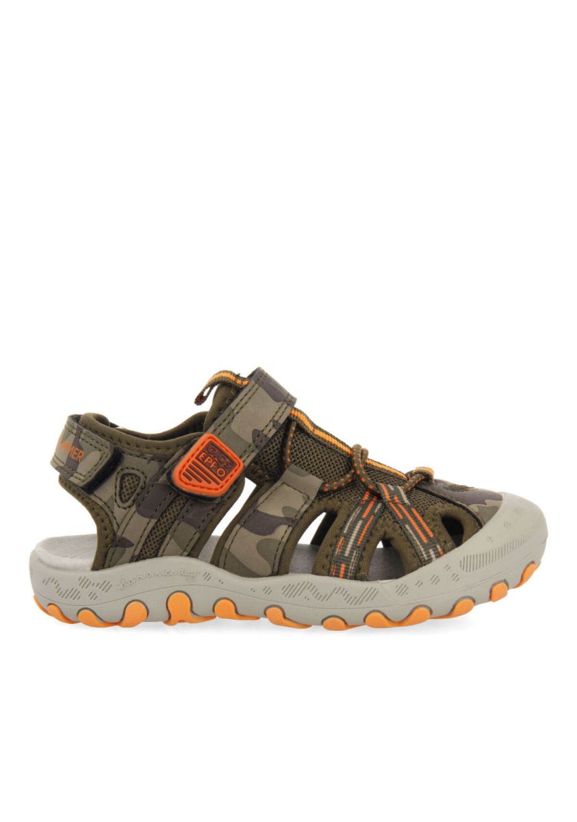 Sandalias deportivas de camuflaje tipo californiana para niÃ±o mautes - CAMUFLAJE