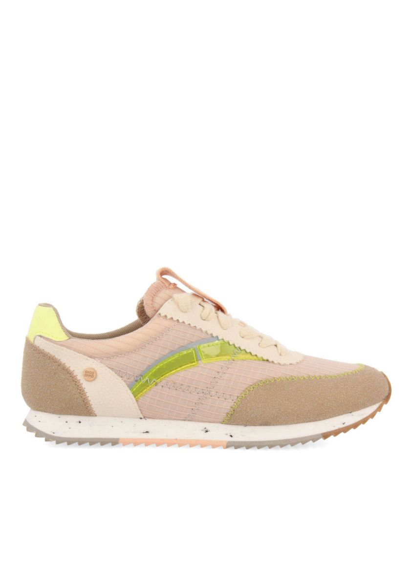 Sneakers rosa con texturas para mujer arbent  - ROSA