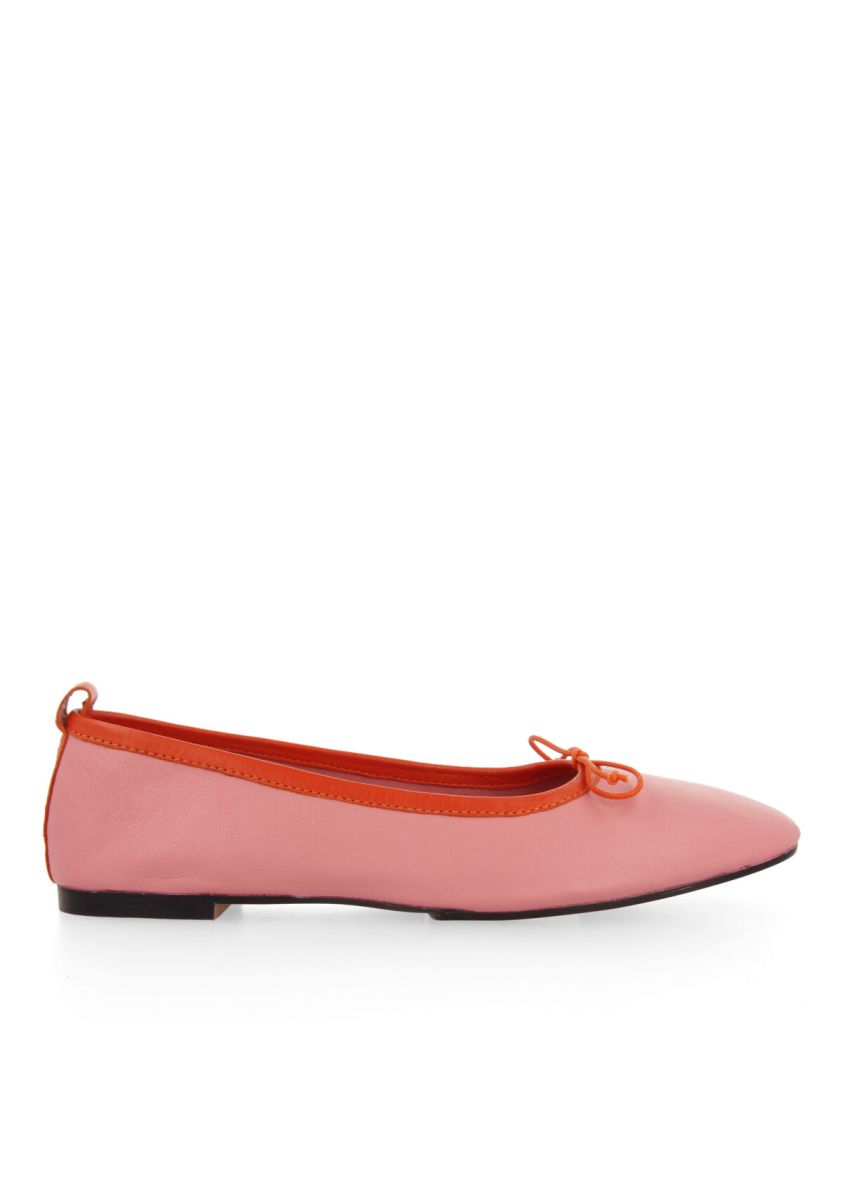 Bailarinas rosa de piel picada para mujer aspley  - ROSA
