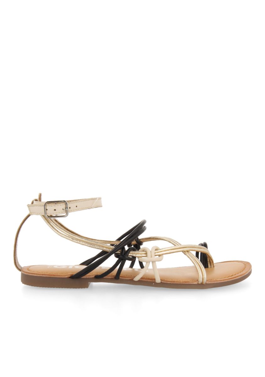 Sandalias planas con tiras negro para mujer gualaca - NEGRO 1 17492-sandalias-planas-con-tiras-negro-para-mujer-gualaca-negro-1.jpg