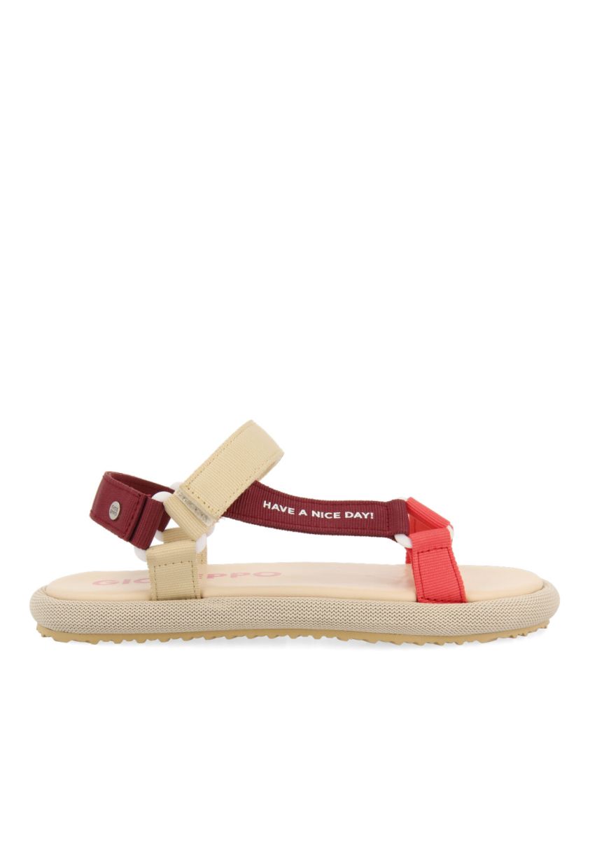 Sandalias multicolor con tiras y cierre ajustable para mujer rugny - MULTICOLOR