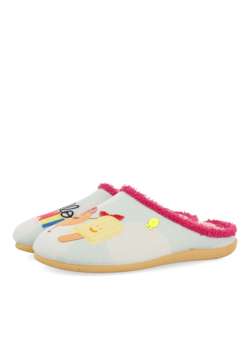 Zapatillas de estar por casa turquesa bambui - TURQUESA