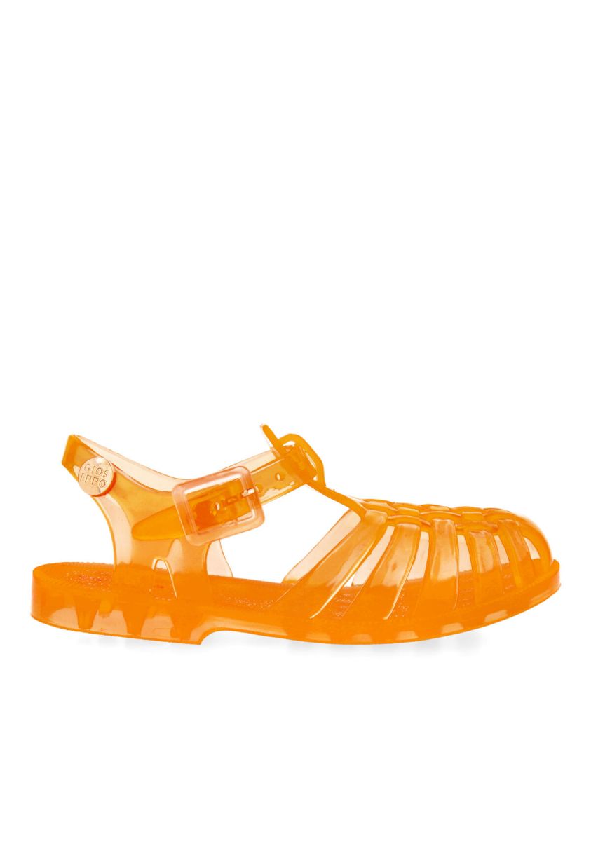 Cangrejeras naranjas estilo retro para niÃ±a pompeu - NARANJA