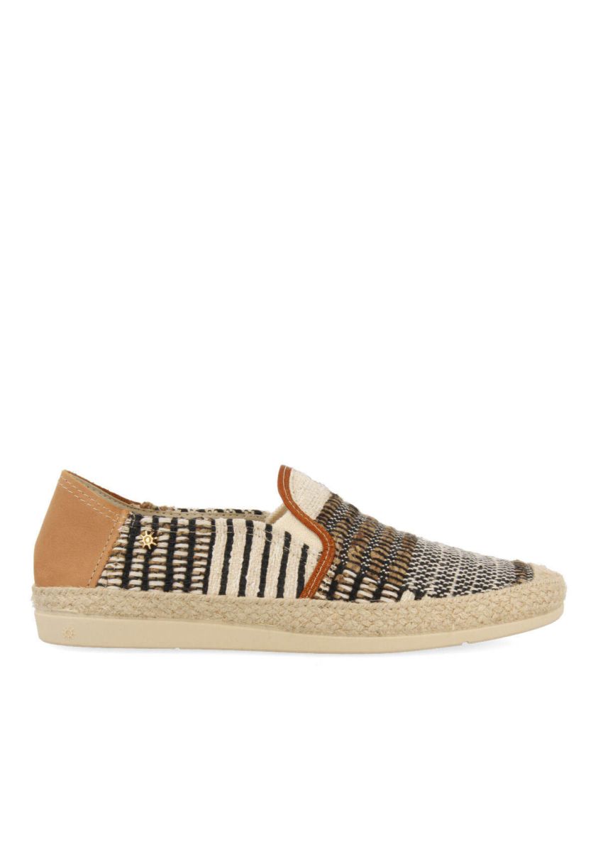 Alpargatas la siesta en color beige para hombre tapiz - BEIG