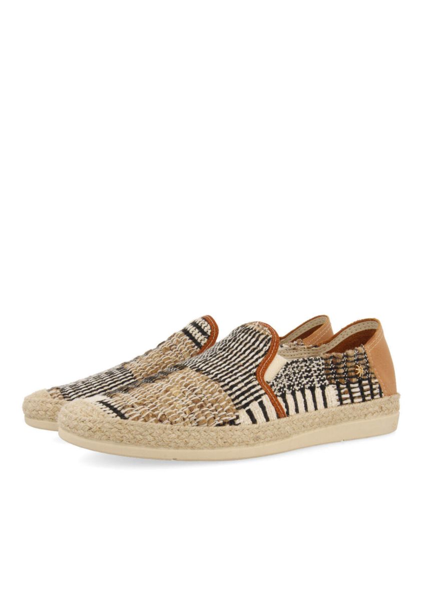 Alpargatas la siesta en color beige para hombre tapiz - BEIG