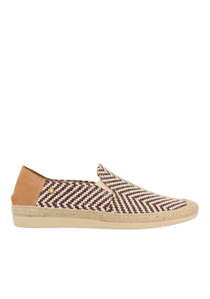 Alpargatas la siesta en color beige para hombre espigas m  - BEIG