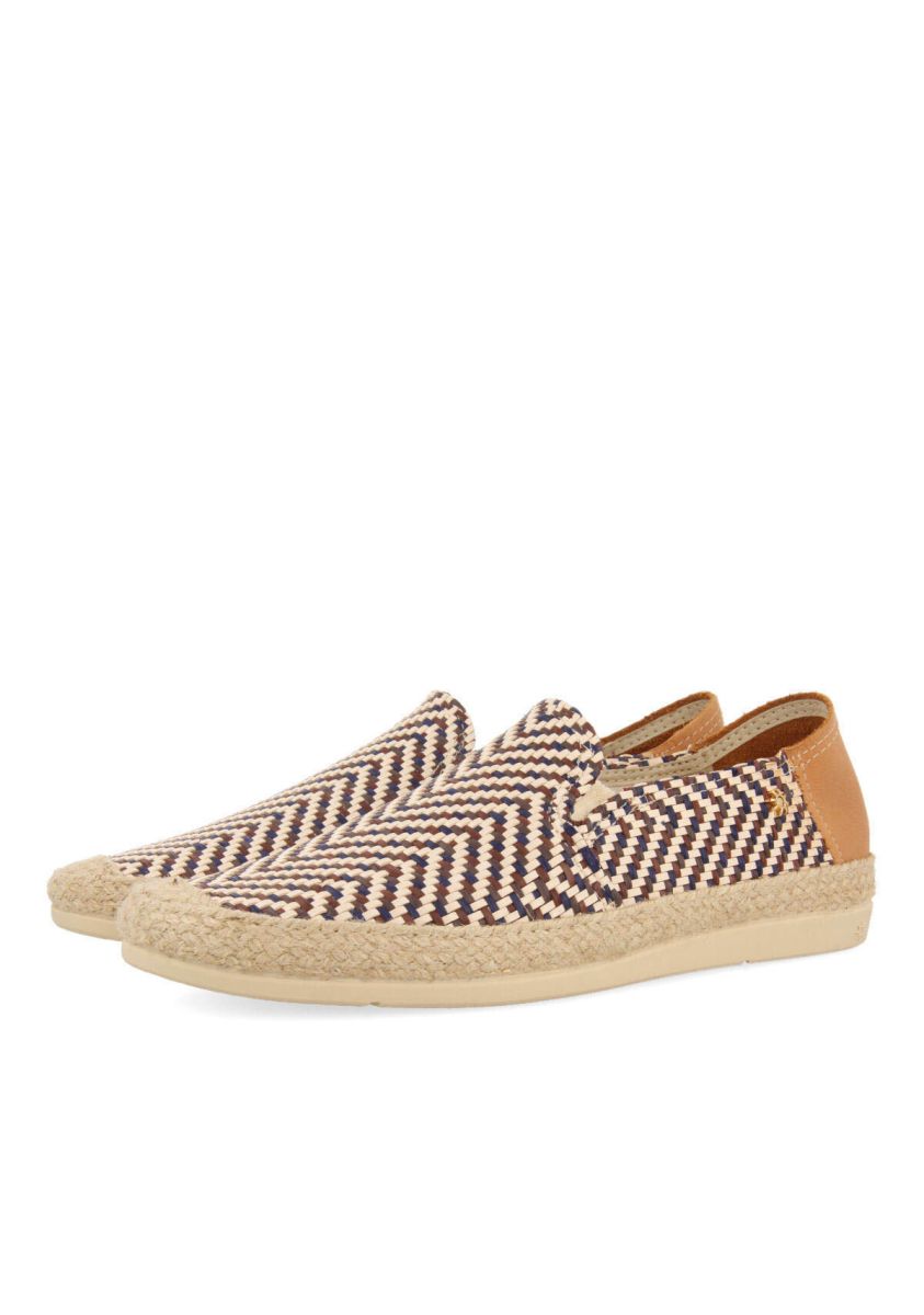 Alpargatas la siesta en color beige para hombre espigas m - BEIG