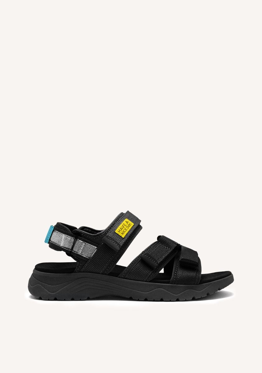 SANDALIAS COLOR NEGRO PARA HOMBRE FLACOURT - NEGRO