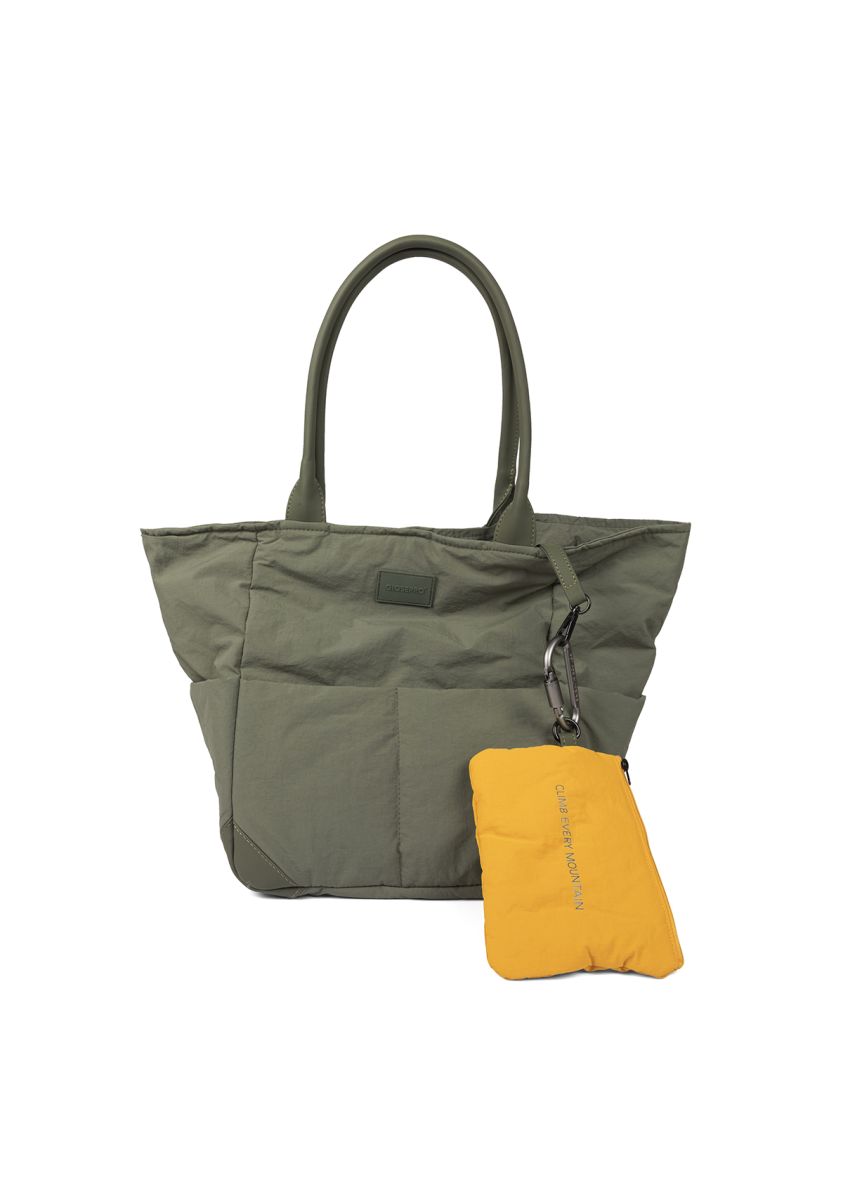 Bolso shopper acolchado color caqui - odda  - KAKI