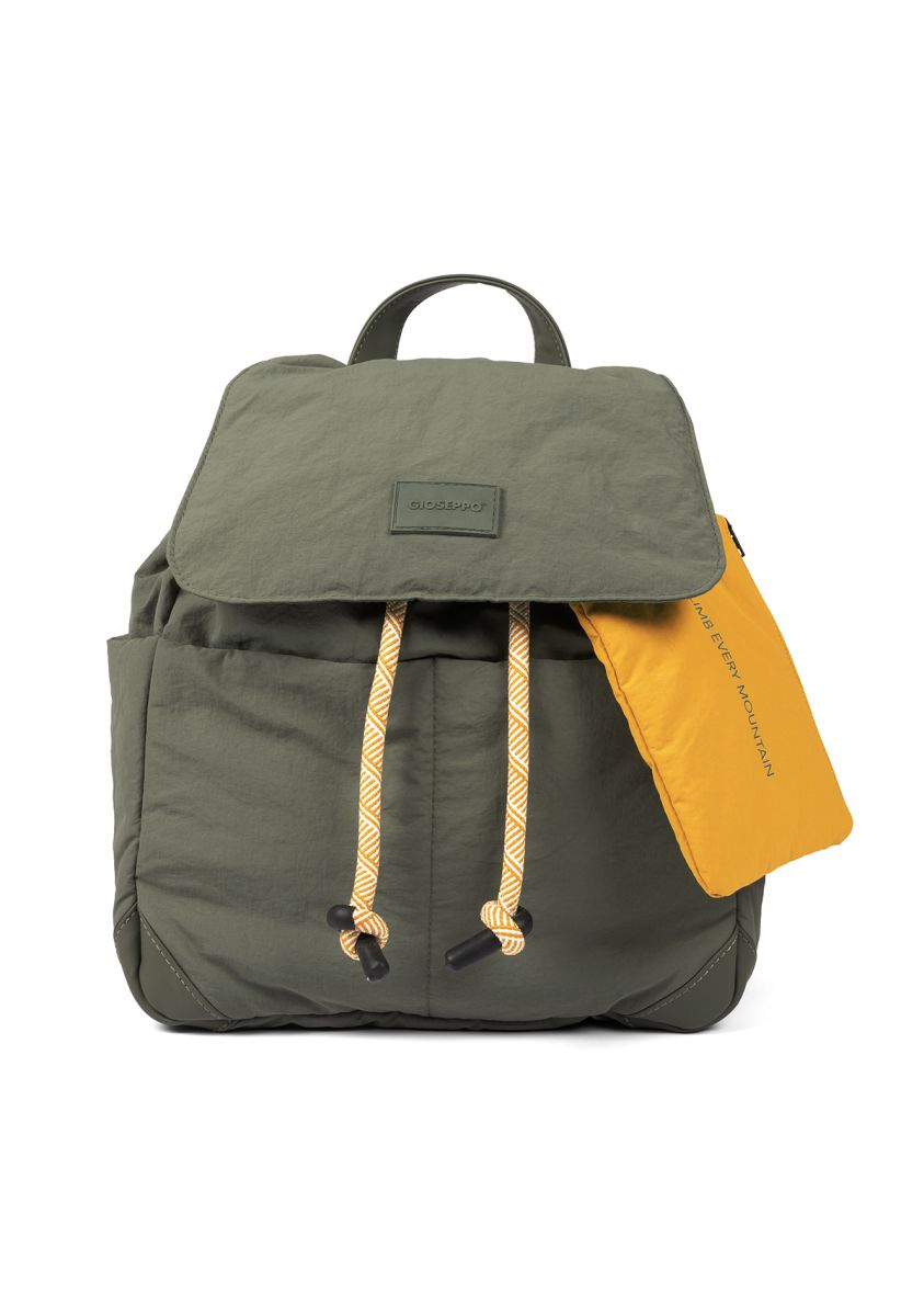 Mochila acolchada color caqui con bolsillos - ortley  - KAKI