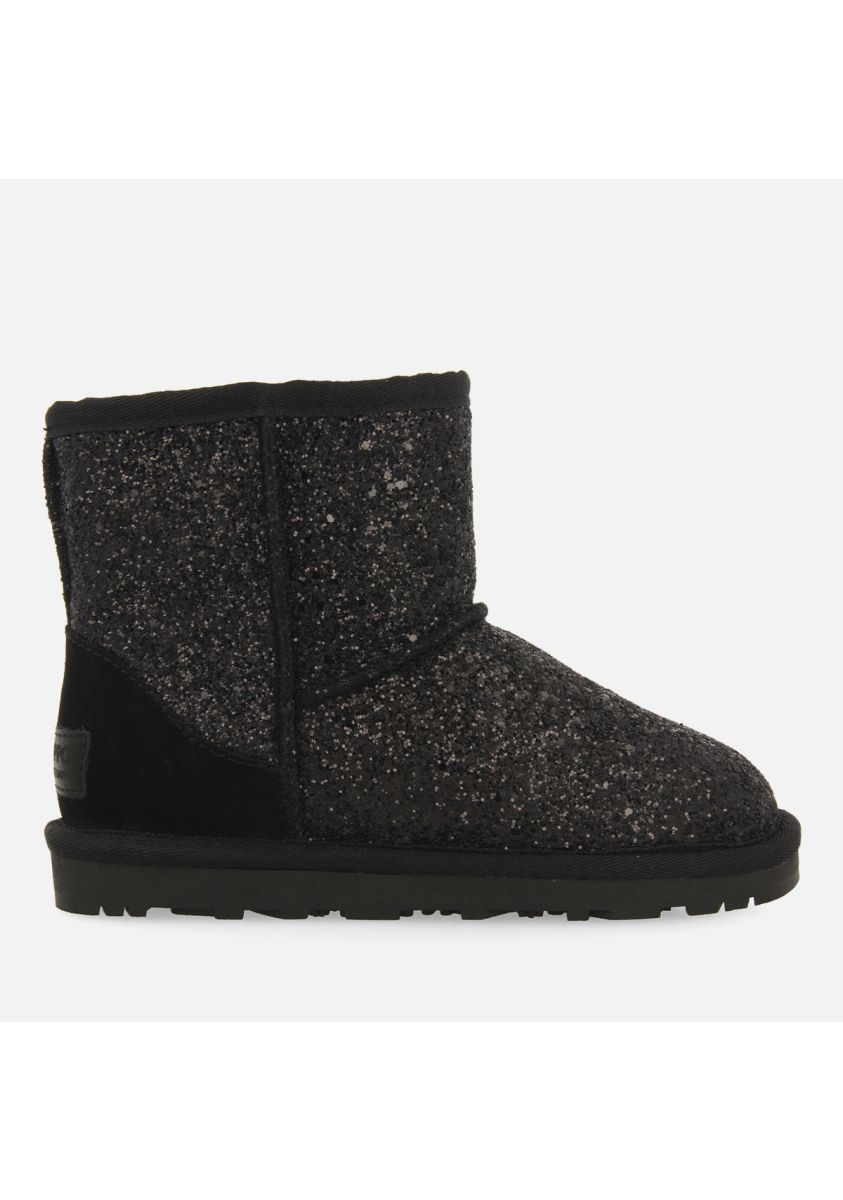 BOTINES AUSTRALIANOS PIEL BRILLO TRANOY - NEGRO