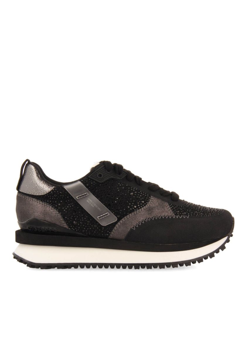 Sneakers negras monocolor con detalle de cristales para mujer ethan - NEGRO 1 18699-sneakers-negras-monocolor-con-detalle-de-cristales-para-mujer-ethan-negro-1.jpg