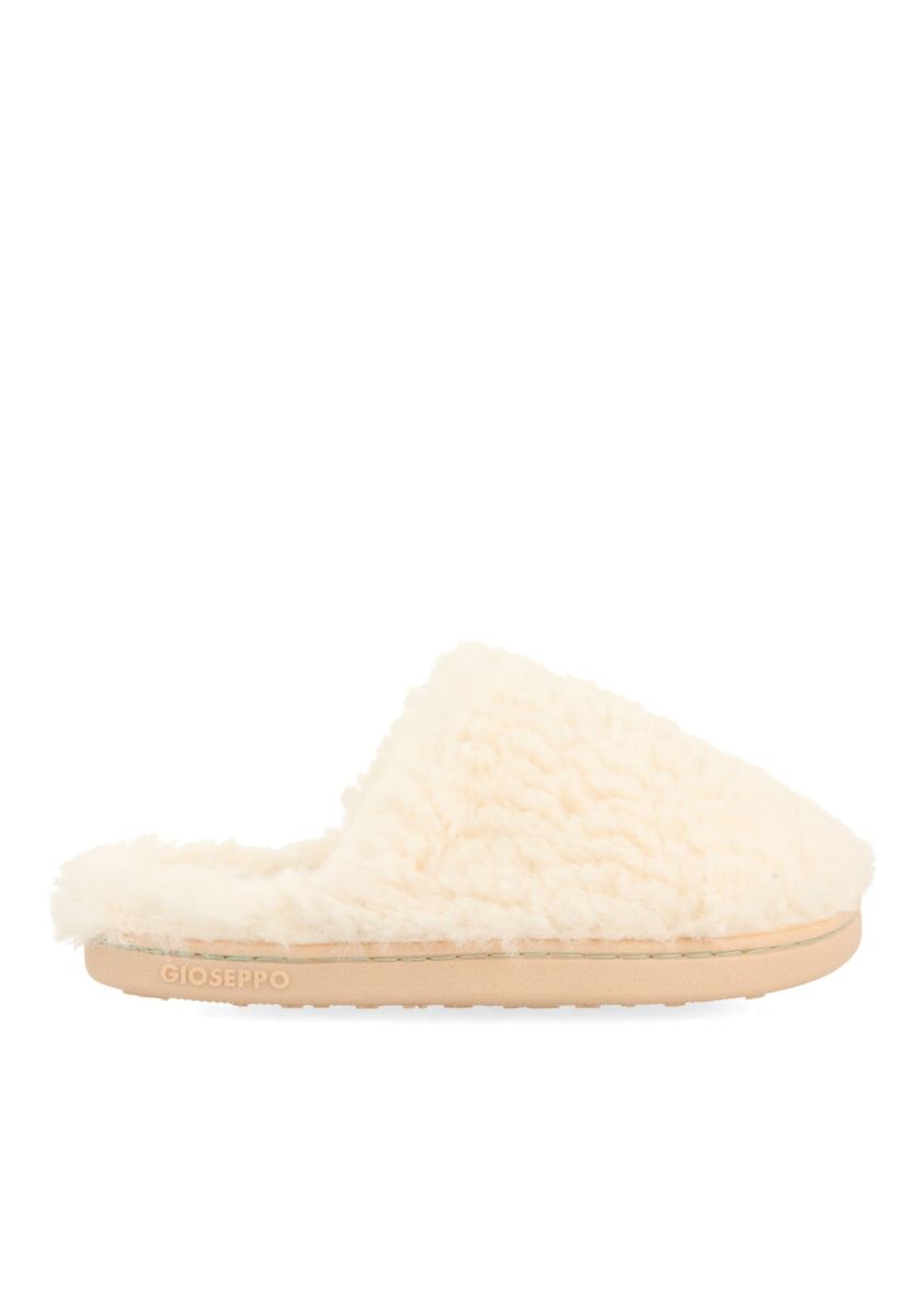 Zapatillas de estar por casa destalonadas blancas para niÃ±a y niÃ±o senja - BLANCO