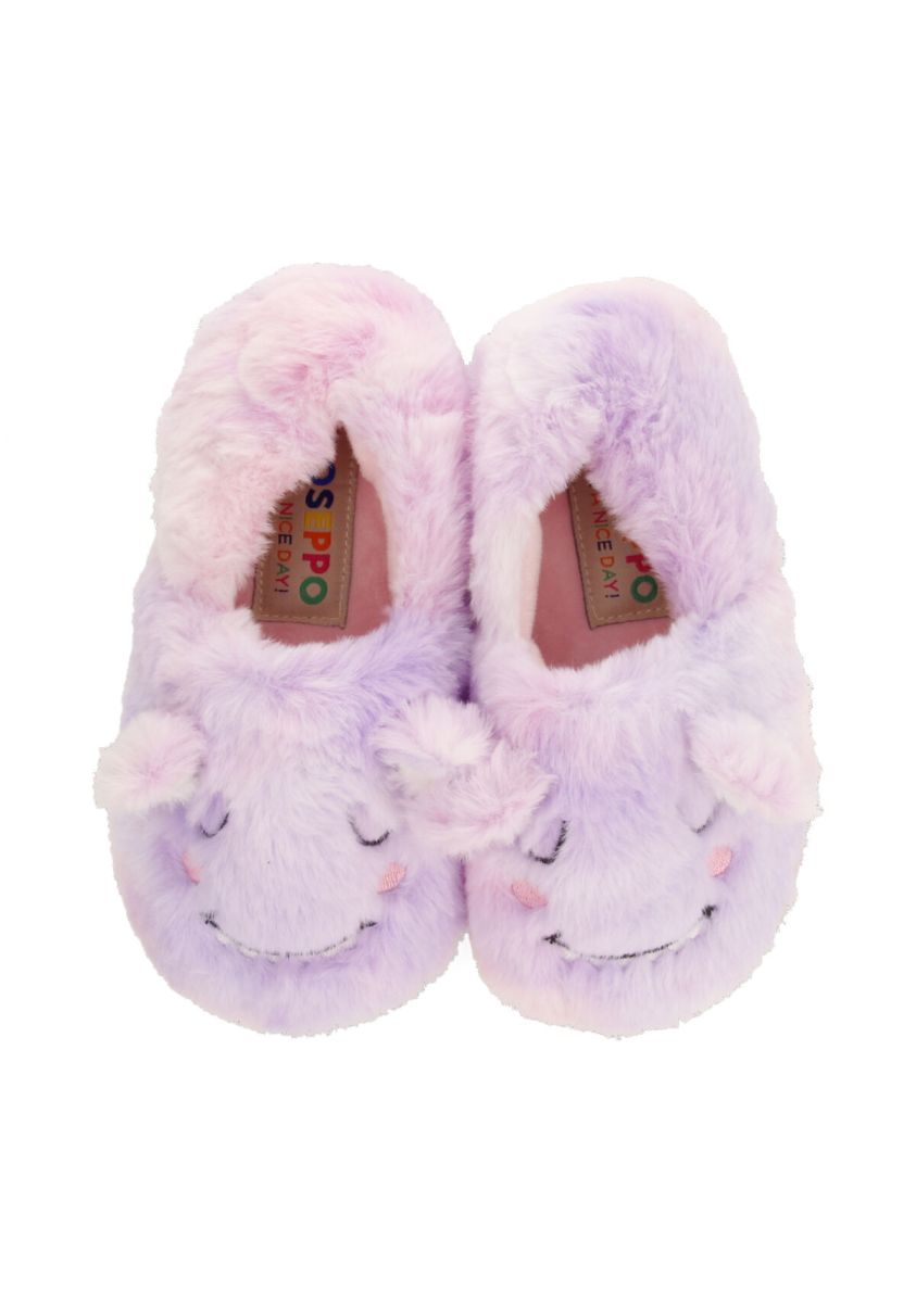 Zapatillas de estar por casa multicolor con carita de monstruito para niÃ±a y niÃ±o vanna - MULTICOLOR