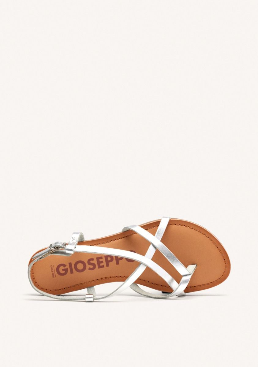 Sandalias estilo romana para mujer lelex - PLATA