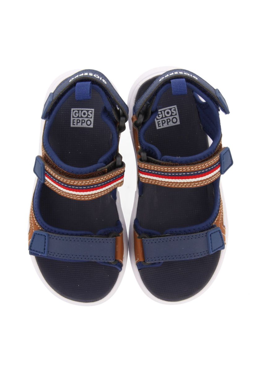 CHANCLAS DEPORTIVAS MARRONES CON ACENTOS DE COLOR PARA NIÃO Y NIÃA ANTILLO - MARRON