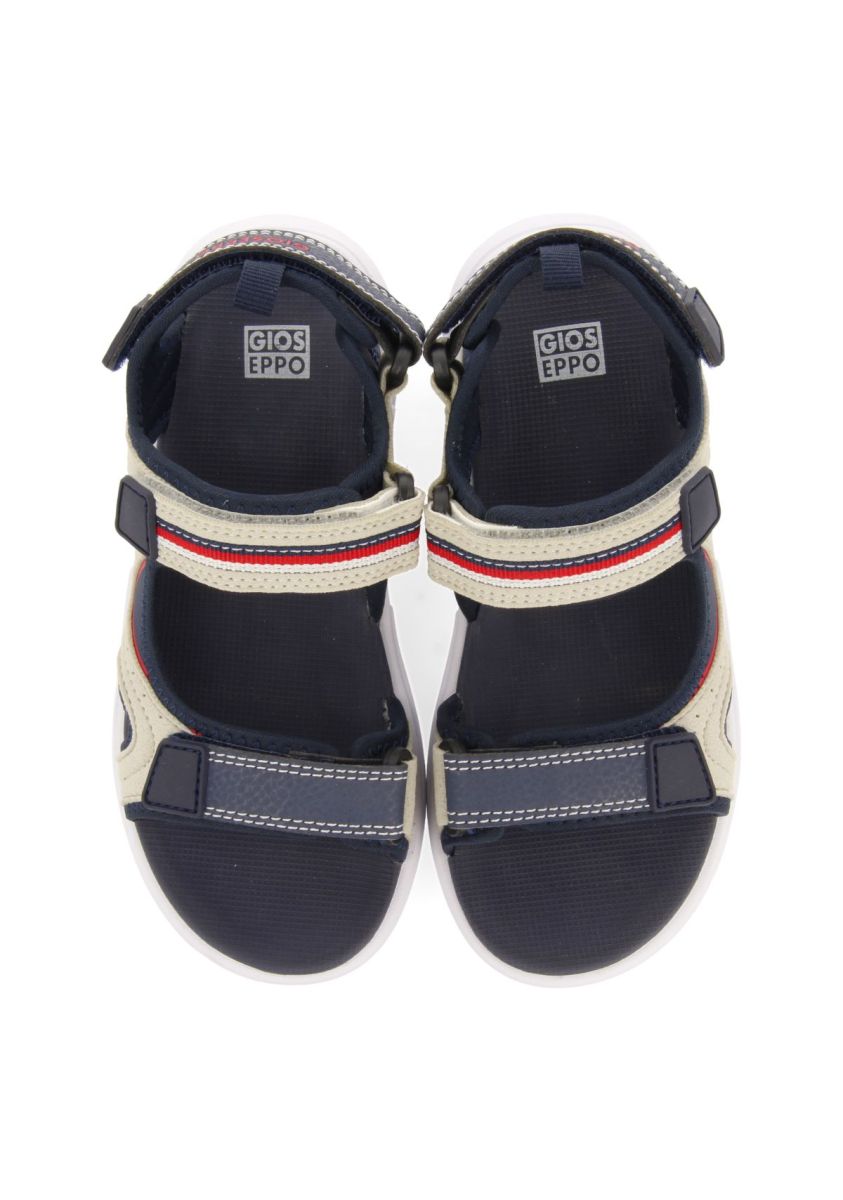 CHANCLAS DEPORTIVAS COLOR AZUL MARINO CON ACENTOS DE COLOR PARA NIÃO Y NIÃA ANTILLO - MARINO