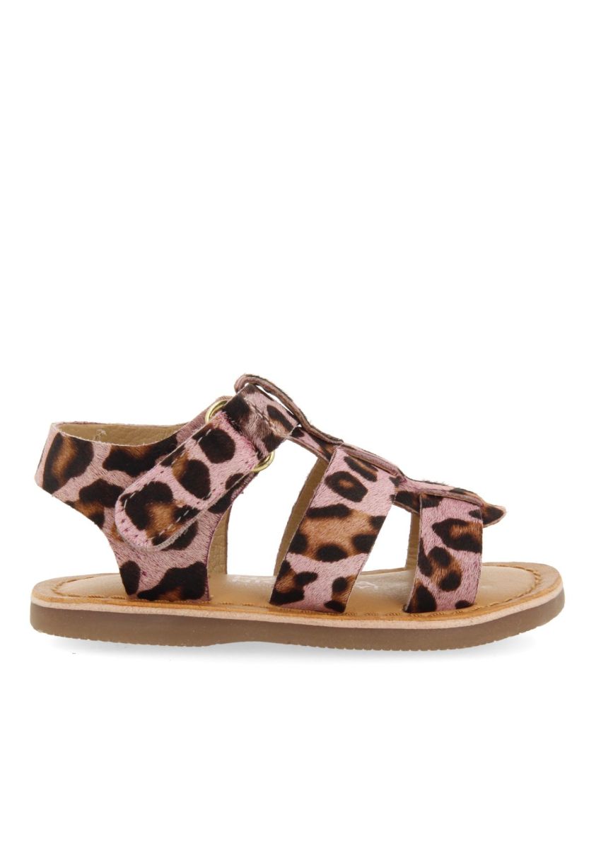SANDALIAS DE PIEL ESTILO ROMANAS CON ESTAMPADO ANIMAL PARA BEBÃ GENERAC - ROSA 1 20662-sandalias-de-piel-estilo-romanas-con-estampado-animal-para-beb-generac-rosa-1.jpg
