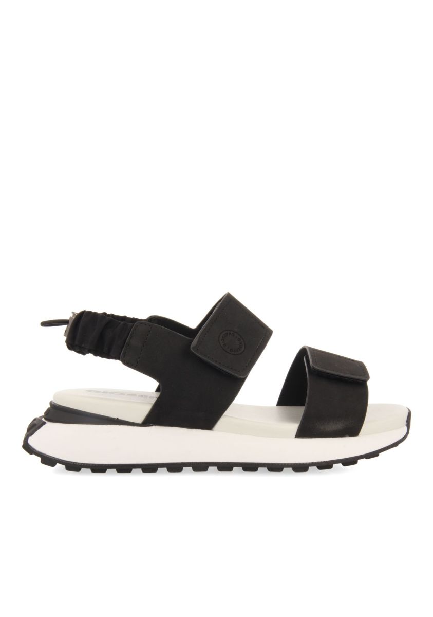 SANDALIAS DEPORTIVAS NEGRAS CON DETALLE TRASERO FRUNCIDO ELÃSTICO PARA MUJER FRATAR - NEGRO 1 21109-sandalias-deportivas-negras-con-detalle-trasero-fruncido-el-stico-para-mujer-fratar-negro-1.jpg