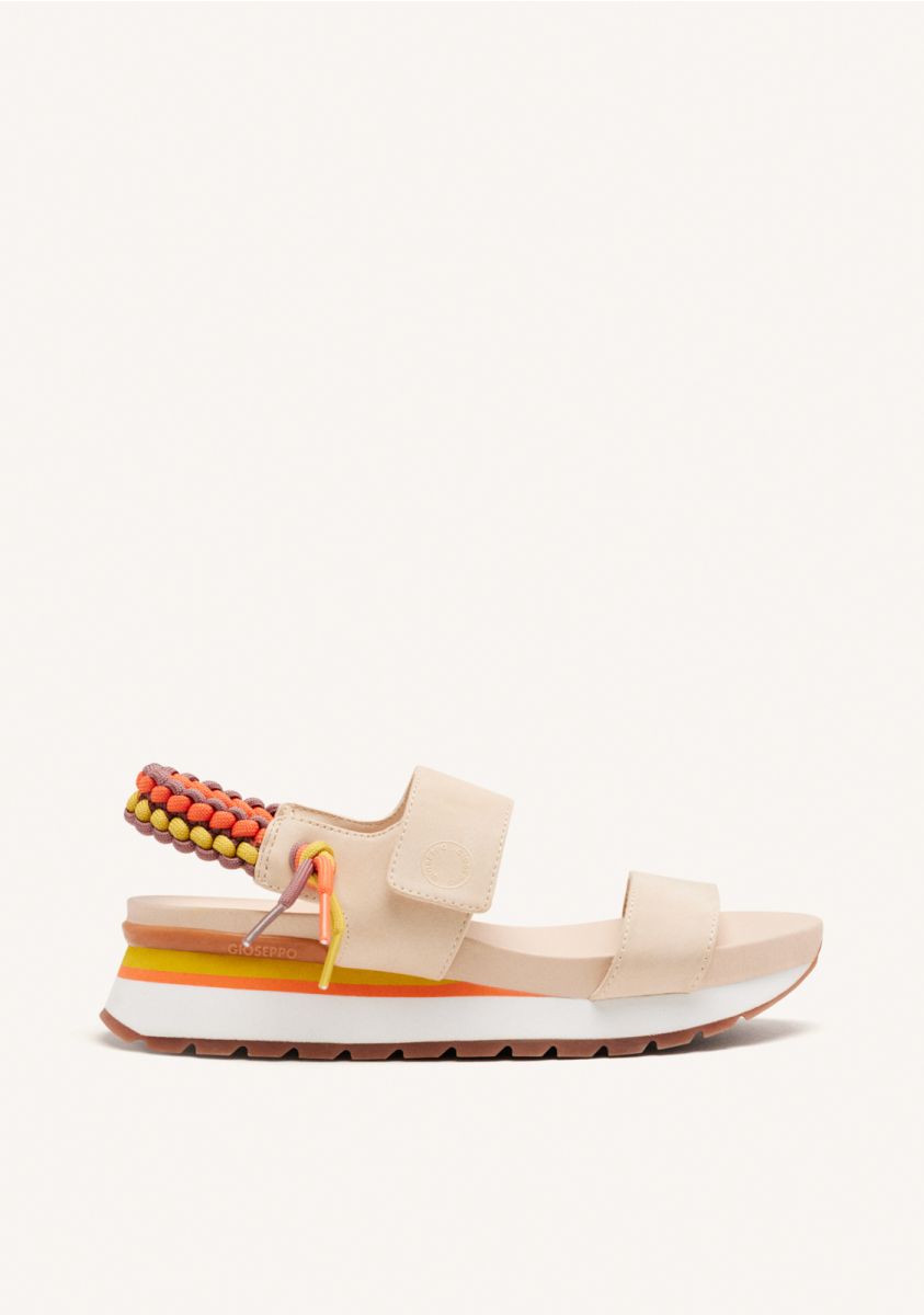 SANDALIAS DEPORTIVAS BEIGE CON DETALLE TRASERO MULTICOLOR PARA MUJER AUSTELL - BEIG